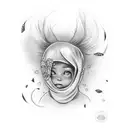 Creating a tattoo design that captures the emotional struggle of a child caught between parents moving apart is a sensit tattoo design idea