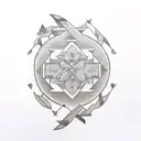 Arrow tattoo design idea