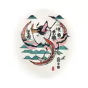 Arrow tattoo design idea