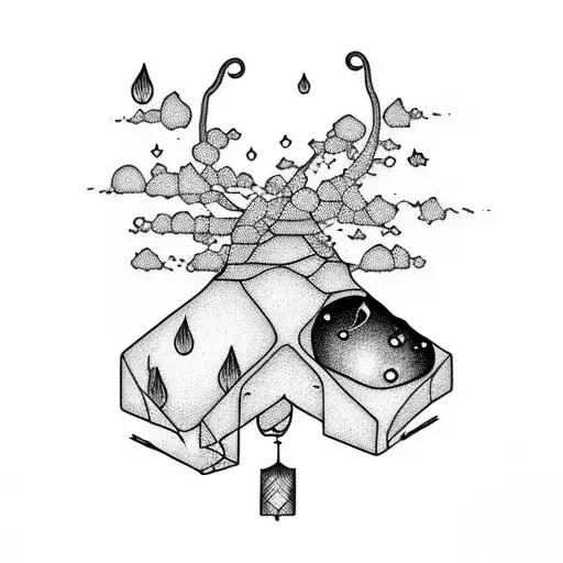 Dreaming of Fireflies tattoo design idea