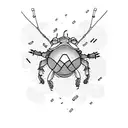 overthinking Fireflies tattoo design idea