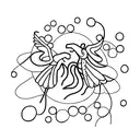 Fireflies tattoo design idea