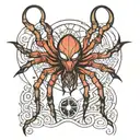 phantom troupe spider tattoo tattoo design idea