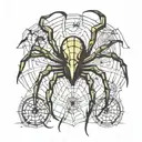 phantom troupe spider tattoo tattoo design idea