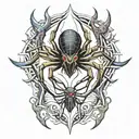 phantom troupe spider tattoo tattoo design idea