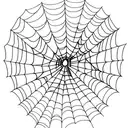 Spider Web tattoo design idea