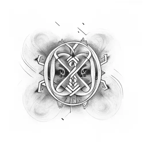 "i love you to insanity and back" with infinity symbol  tattoo design idea