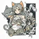 pocket pussy tattoo design idea