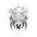 steel safe tattoo design idea