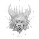 steel safe tattoo design idea