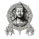 Buddhist inspired tattoo tattoo design idea