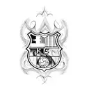 fc barcelona tattoo design idea