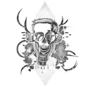 machine gun Kelly themed tattoo using MGK song lyrics tattoo design idea