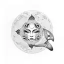 2 eternal tattoos celtic mother daughter symbolized by the sun and moon tattoo design idea