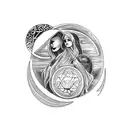 2 eternal tattoos celtic mother daughter symbolized by the sun and moon tattoo design idea