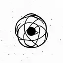 swimming in circles tattoo design idea