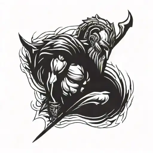ares god of war thin tattoo  tattoo design idea