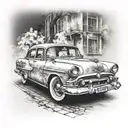 Jasmin car  tattoo design idea