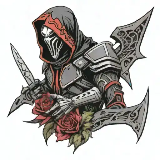 mass effect reaper  tattoo design idea