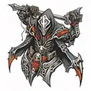 mass effect reaper  tattoo design idea