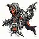 mass effect reaper  tattoo design idea