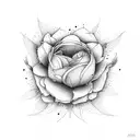 april birth flower, august birth flower, november birth flower tattoo design idea