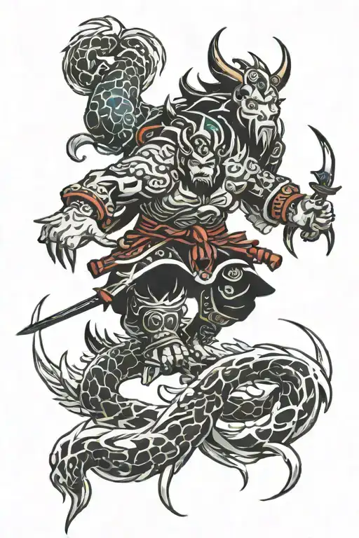 İnvoker dota 2 tattoo design idea