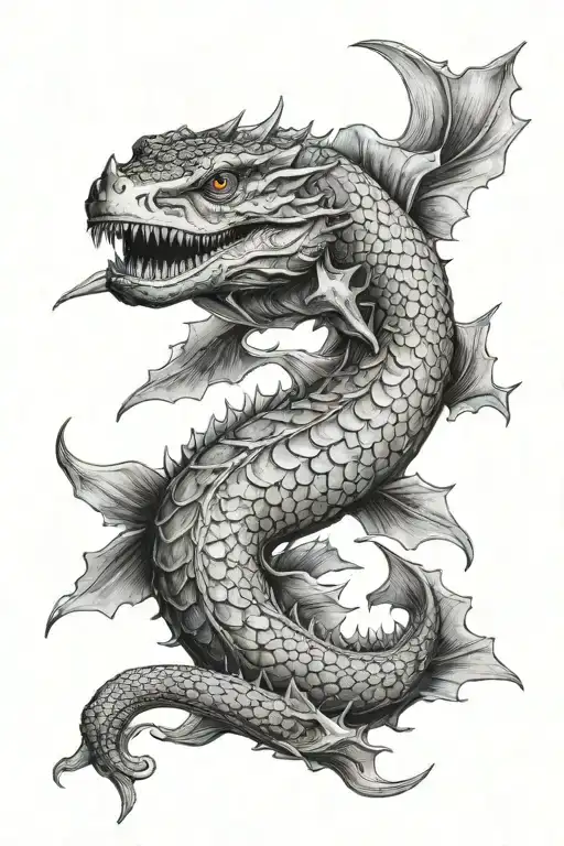 leviathan tattoo design idea