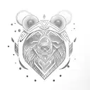 bear claw scratch tattoo design idea