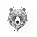 bear paw tattoo design idea