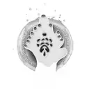 bear paw tattoo design idea