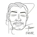 forever remembering him tattoo design idea