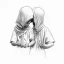 Brother love forever tattoo design idea