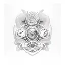 Brother love forever tattoo design idea