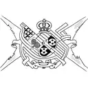catalan flag tattoo design idea