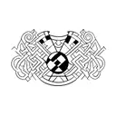 catalan flag tattoo design idea