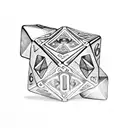 Six sided 2 Dice  tattoo design idea