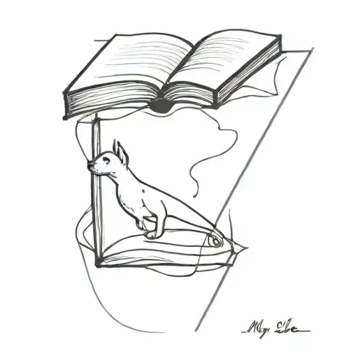 If my life were a book, your page would have the corner bent tattoo design idea