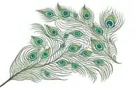  peacock feather   tattoo design idea
