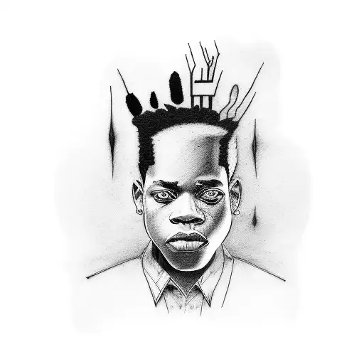 basquiat  tattoo design idea