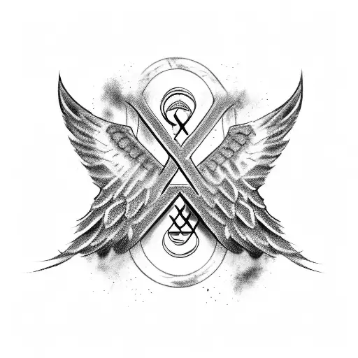 Blackwork The Hebrew Letters For David..." Tattoo Idea