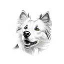 border collie tattoo design idea