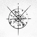coordinates tattoo design idea