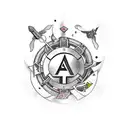 Ace of Spad tattoo design idea