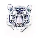 Tiger tattoo design idea