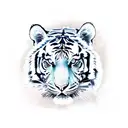 Tiger tattoo design idea