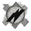 iceland runes tattoo design idea