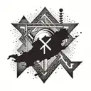 iceland runes tattoo design idea