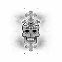 Many Calavera tattoo design idea
