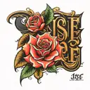 Name jose tattoo design idea